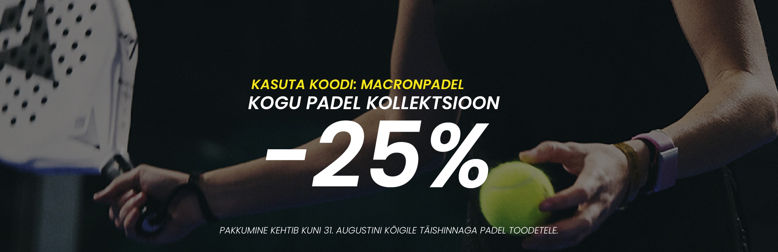 macron padel -25%